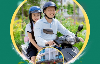 Bố ơi! Mình về Ecogarden nhé!